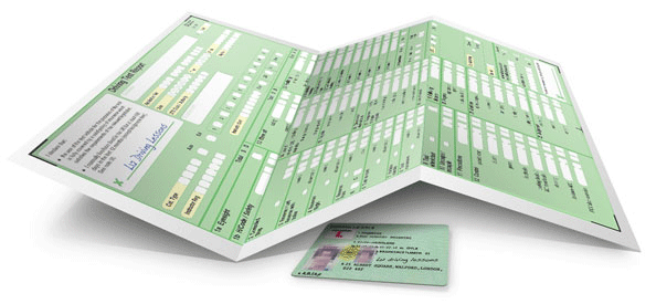 fake provisional licence template